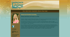 Desktop Screenshot of counselingcenterforlivingwell.com