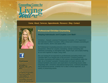 Tablet Screenshot of counselingcenterforlivingwell.com